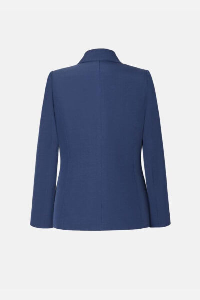 sacou casual albastru uni